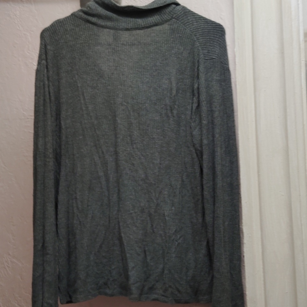 Auden Grey Ribbed Cardigan - Picture 4 of 4